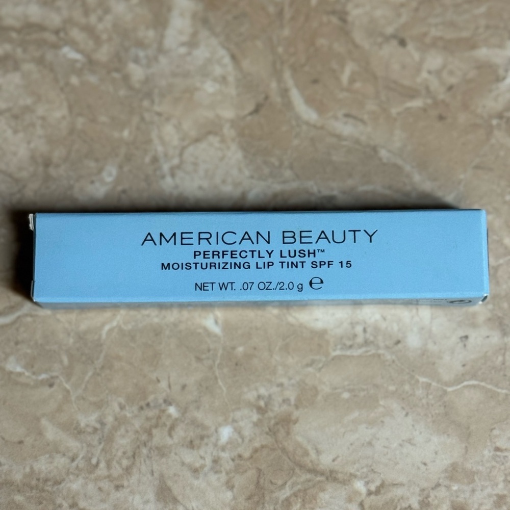 American Beauty Perfectly Lush Moisturizing Lip Tint SPF15 06 Pure Orchid NIB